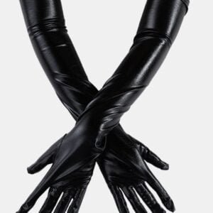 Fashion Black Latex Gloves